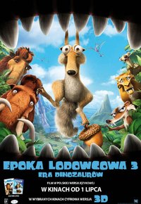 Plakat Filmu Epoka lodowcowa 3: Era dinozaurów (2009)